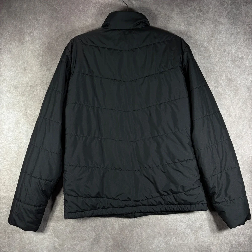 The North Face Jacket Mens Medium Black Junction Insulated Puffer Full Zip